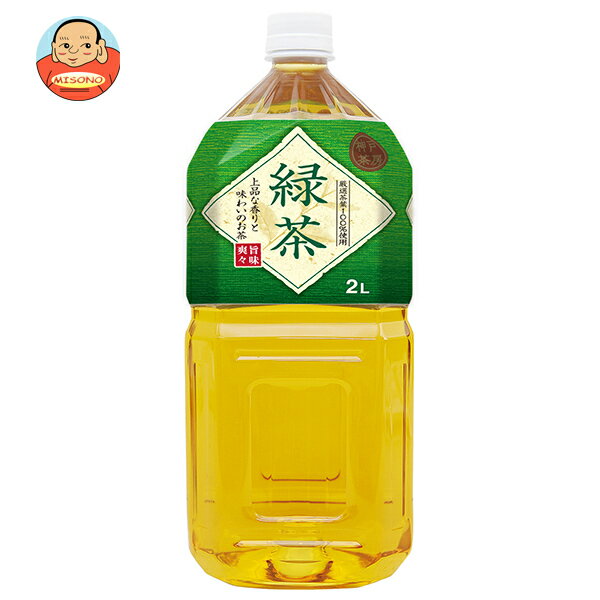 乐天商城 - 富永貿易 神戸茶房 緑茶 2Lペットボトル×6本入｜ 送料無料 茶飲料 お茶 緑茶 PET