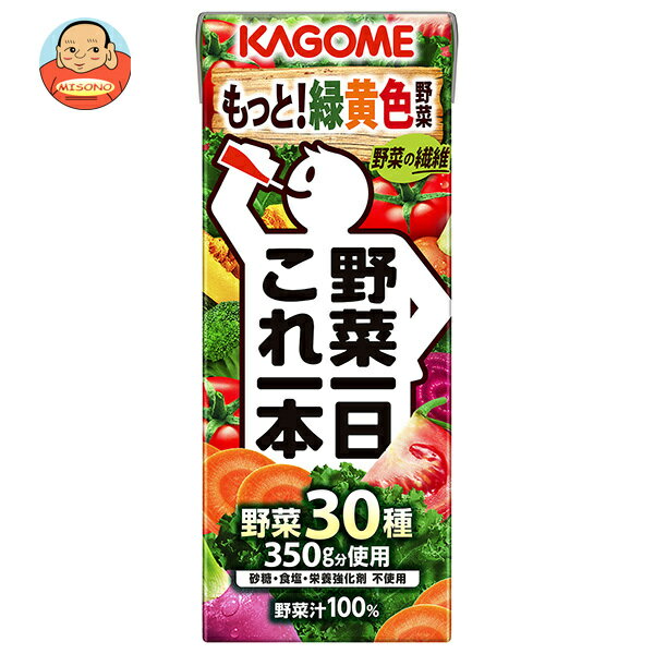 Carrot - カゴメ 野菜一日これ一本 200ml紙パック×24本入×(2ケース)｜ 送料無料 野菜飲料 野菜ミックス 野菜ジュース