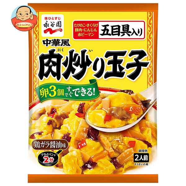 永谷園 中華風 肉炒り 玉子 175g×10個入×(2ケース)｜ 送料無料 惣菜の素 料理の素 調味料 2人前