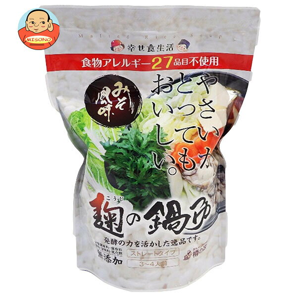 樽の味 麹の鍋つゆ 味噌風味 680g×12袋入｜ 送料無料 一般食品 調味料 鍋スープ 味噌