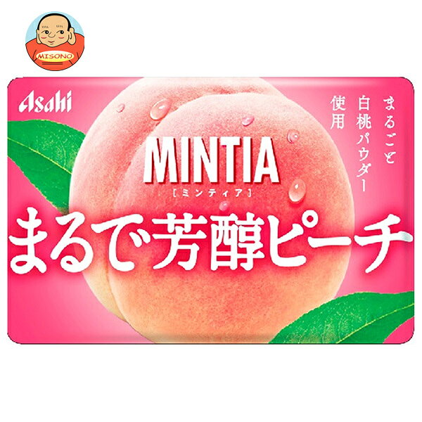 アサヒグループ食品 ミンティア まるで芳醇ピーチ 50粒×10個入｜ 送料無料 お菓子 MINTIA タブレット もも 桃 ピーチ