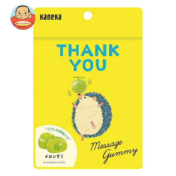 カネカ食品 メッセージグミ THANK YOU メロン 40g袋×10袋入×(2ケース)｜ 送料無料 ...