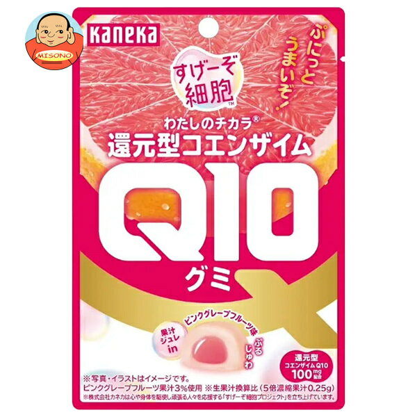 乐天商城 - カネカ食品 わたしのチカラ 還元型コエンザイム Q10グミ 40g袋×10袋入｜ 送料無料 グミ マスカット メッセージ ありがとう