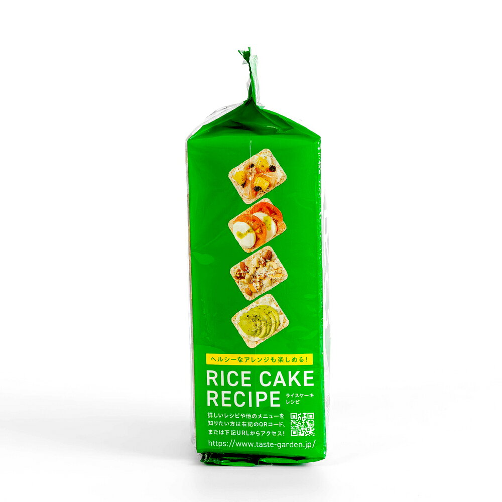 飲料 食品専門店 味園サポートのTASTEGARDEN ピュア ブラウン ライスケーキ 玄米ライスケーキ 15枚×10袋入｜ 送料無料 テイストガーデン グルテンフリー 無添加 砂糖不使用 ノンフライ 国産玄米100% 低カロリー ヘルシー 低GI 食物繊維 間食 おやつ｜アングル3