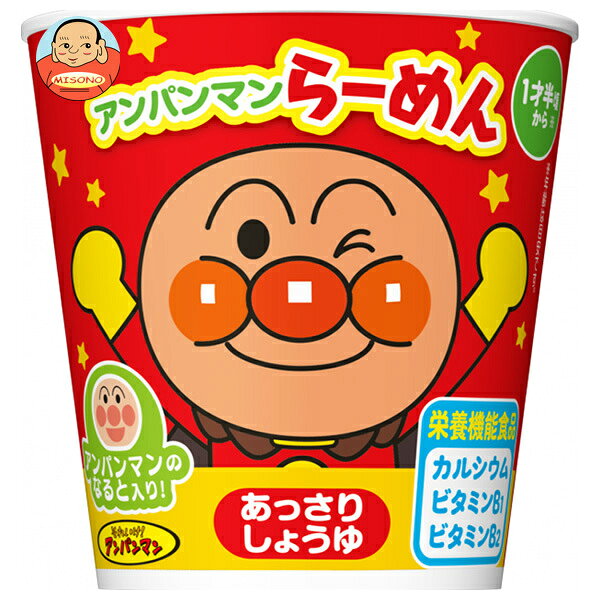 日清食品 アンパンマンらーめん あっさりしょうゆ 32g×15個入｜ 送料無料 栄養機能食品 1才半頃 なると ラーメン misono-support-10202426 飲料 食品専門店 味園サポート パッケージ画像