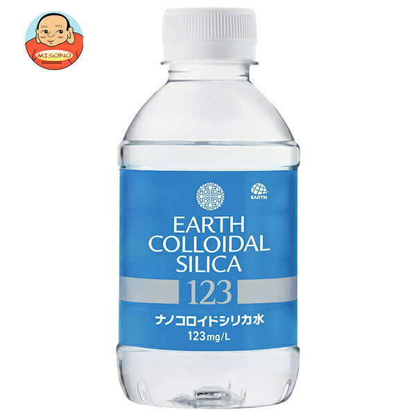 アース製薬 アースコロイダルシリカ123 300mlペットボトル×24本入｜ 送料無料 ミネラルウォーター 水 シリカ PET misono-support-10213483 飲料 食品専門店 味園サポート パッケージ画像