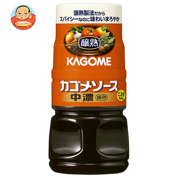 カゴメ 醸熟ソース こぶりちゃん 中濃 160ml×30本入×(2ケース)｜ 送料無料 使い切り お弁当用 隠し味 炒め物 カゴメ 小さめ ちょい掛け 調味料 中濃ソース