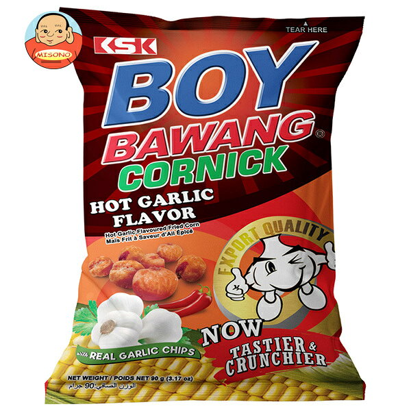 イマイ BOYBAWANG フライドコーン ホットガーリック 90g×20個入｜ 送料無料 フィリピン お菓子 スナック菓子 コーンスナック ガーリック スパイシー おつまみ