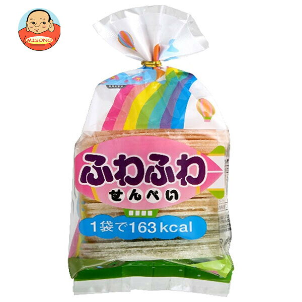 三河屋製菓 ふわふわせんべい 43g×12袋入｜ 送料無料 お菓子 おつまみ・せんべい 合成着色料・合成保存料不使用