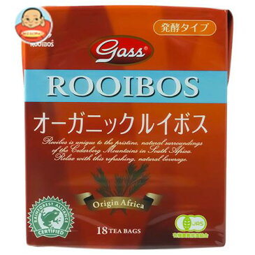 ガスコ Gass(ガス) オーガニックルイボスティー ティーバッグ 1.8g×18袋×24個入×(2ケース)｜ 送料無料 嗜好品 茶飲料 ルイボスティー ティーバッグ 有機 JAS