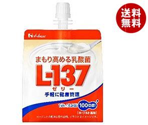 送料無料 ハウスウェルネス まもり高める乳酸菌L-137 ゼリー 180gパウチ×24本入 ※北海道・沖縄・離島は別途送料が必要。