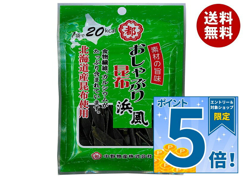 [ポイント5倍！9/11(金)1時59分まで全品対象エントリー&購入]中野物産 おしゃぶり昆布浜風 9g×10袋入｜ 送料無料 お菓子 駄菓子 おつまみ こんぶ