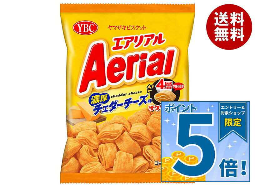 [ポイント5倍！9/11(金)1時59分まで全品対象エントリー&購入]ヤマザキビスケット ヤマザキ エアリアル 濃厚チェダーチーズ味 65g×12袋入｜ 送料無料 お菓子 Aerial スナック菓子 チーズ