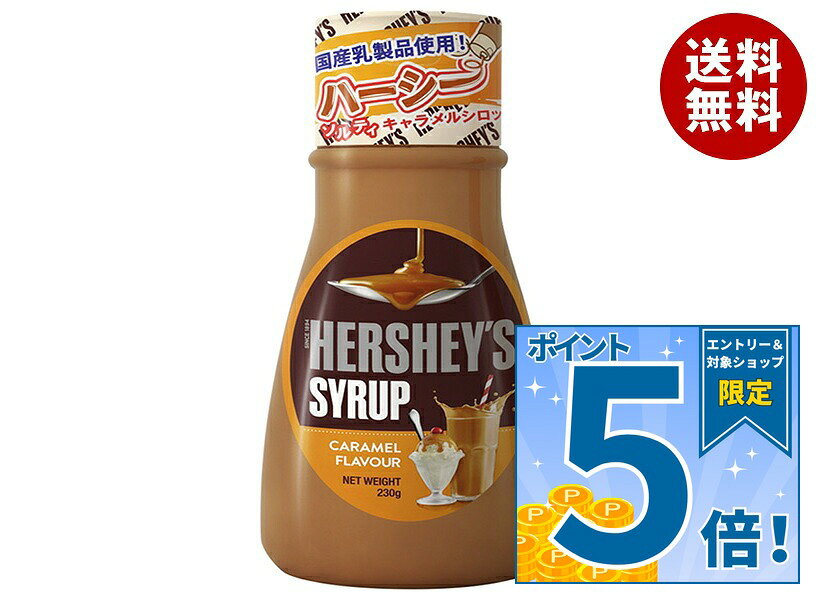 [ポイント5倍！9/11(金)1時59分まで全品対象エントリー&購入]リードオフジャパン ハーシー キャラメルシロップ 230g×24本入×(2ケース)｜ 送料無料 調味料 シロップ キャラメル トッピング
