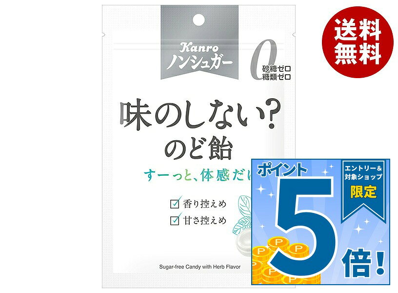 [ポイント5倍！9/11(金)1時59分まで全品対象エントリー&購入]カンロ ノンシュガー味のしない?のど飴 35g×6袋入｜ 送料無料 お菓子 あめ キャンディー のど飴
