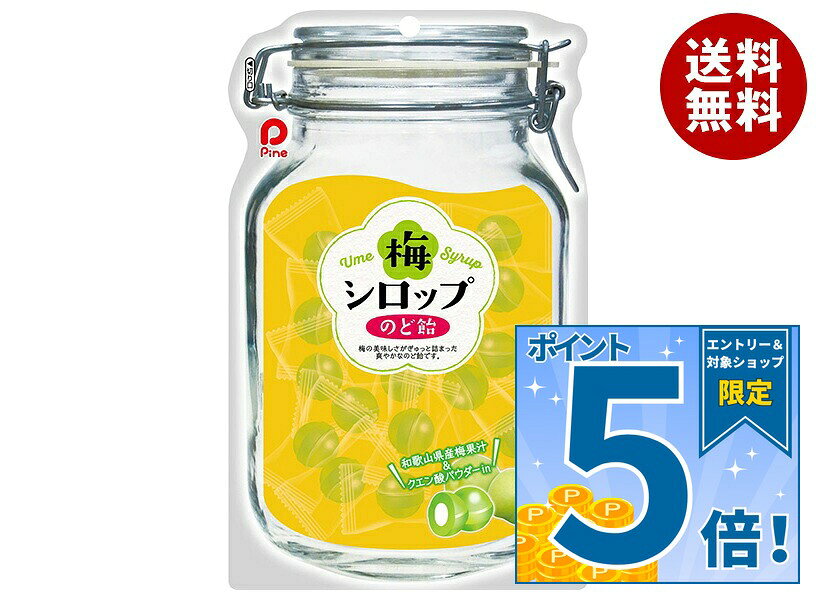 [ポイント5倍！10/9(金)1時59分まで全品対象エントリー&購入]パイン 梅シロップ のど飴 80g×6袋入×(2ケース)｜ 送料無料 のど飴 あめ アメ 梅 うめ のどあめ misonoya-10090145 MISONOYA楽天市場店 パッケージ画像