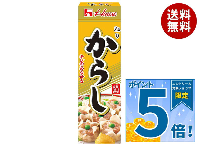 [ポイント5倍！10/4(日)20時〜全品対象エントリー&購入]ハウス食品 ねりからし 43g×10個入｜ 送料無料 調味料 チューブ からし 辛子