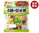 フジッコ アレンジひろがる4種の豆水煮 132g×12袋入×(2ケース)| 送料無料 一般食品 まめ 大豆