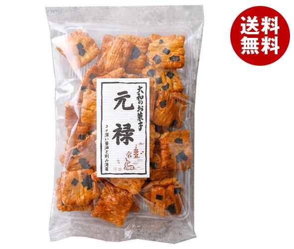 【送料無料・メーカー/問屋直送品・代引不可】奈良祥樂 大和のお菓子 元禄 90g×12袋入｜ 送料無料 お菓子 焼き菓子 あられ せんべい