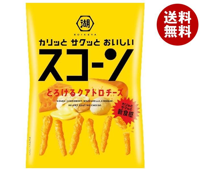 コイケヤ スコーン とろけるクアトロチーズ 78g×12袋入｜ 送料無料 お菓子 スナック菓子 チーズのサムネイル