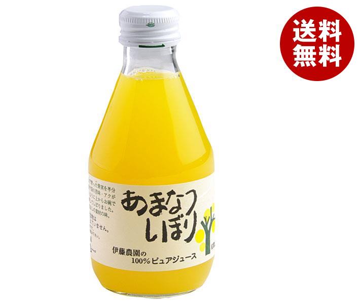 伊藤農園　100％ピュア 伊藤農園 100％ピュアジュース あまなつ 180ml瓶×30本入｜ 送料無料 果実飲料 果汁100% みかん 瓶