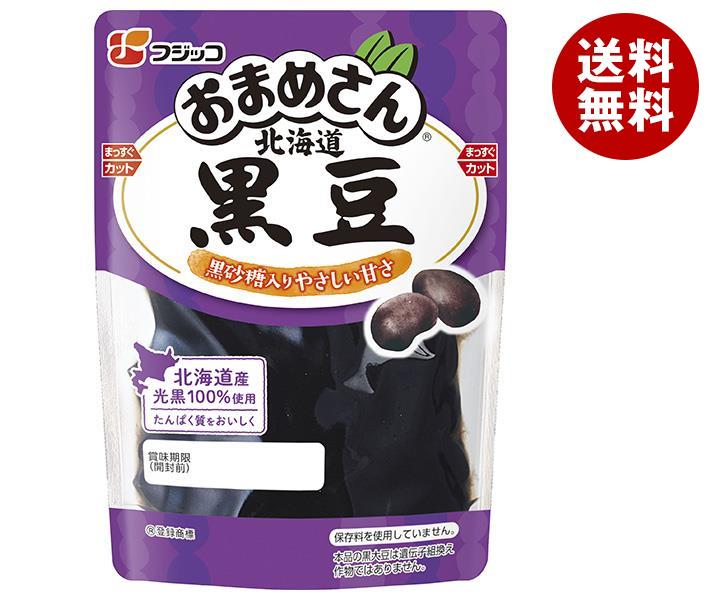 フジッコ おまめさん 北海道黒豆 115g×10袋入｜ 送料無料 惣菜 煮豆 フジッコ おまめさん 北海道 黒豆 食品 食物繊維のサムネイル