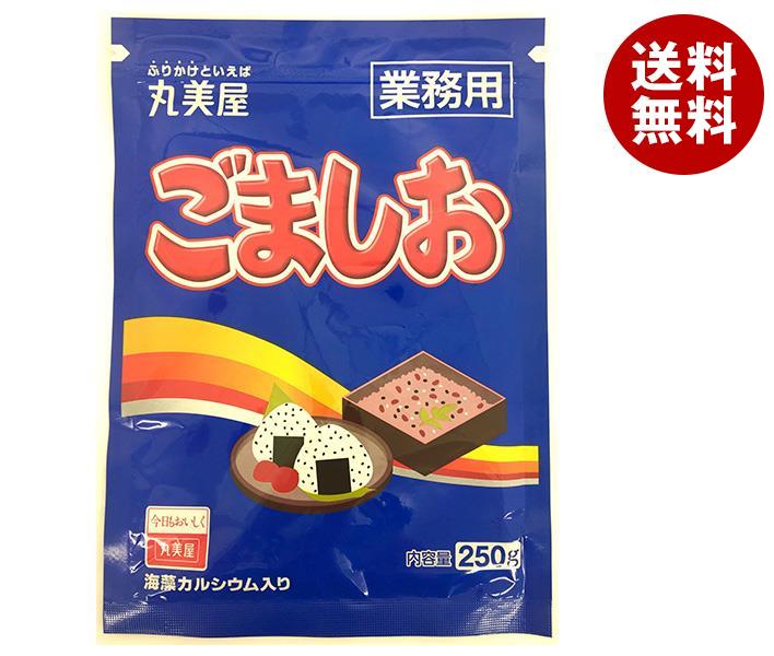 丸美屋 ごましお(業務用) 250g×1袋入｜ 送料無料 一般食品 調味料 ふりかけ 業務用 チャック