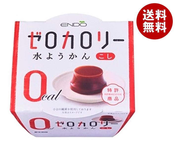【6月11日(日)1時59分まで全品対象エントリー&購入でポイント5倍】遠藤製餡 ゼロカロリー 水ようかん こし 90g×24(6×4)個入｜ 送料無料 ゼロカロリー カロリーゼロ こしあん 和菓子 ようかん 羊羹のサムネイル