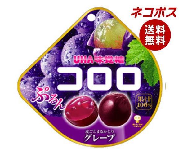 【7月26日(水)1時59分まで全品対象エントリー&購入でポイント5倍】【全国送料無料】【ネコポス】UHA味覚糖 コロロ グレープ 48g×6袋入｜ お菓子 袋 グミ 葡萄 ブドウのサムネイル