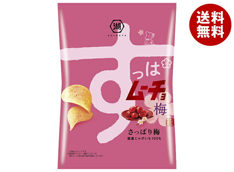 コイケヤ すっぱムーチョチップス さっぱり梅 55g×12個入｜ 送料無料 お菓子 スナック菓子 すっぱむーちょ