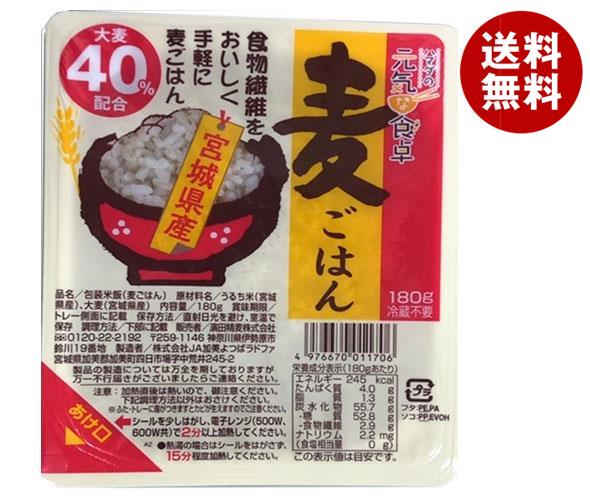 セレス 濱田精麦 麦ごはん 180g×24(12×2)個入｜ 送料無料 一般食品 レトルト食品 ご飯 麦ごはん ごはん..