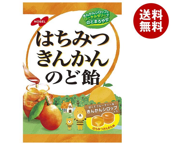 ノーベル製菓 はちみつきんかんのど飴 110g×6個入｜ 送料無料 飴 キャンディー のどあめ きんかんのサムネイル