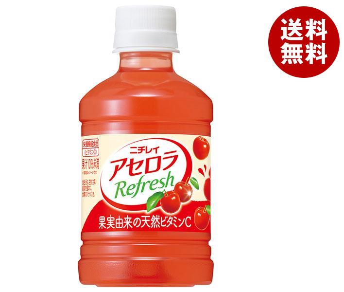 ニチレイフーズ アセロラリフレッシュ 280mlペットボトル×24本入×(2ケース)｜ 送料無料 アセロラドリンク 果汁飲料 ビタミン PET