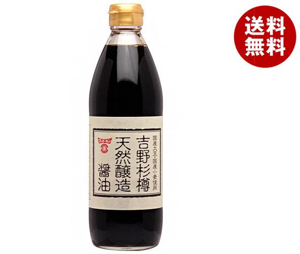 フンドーキン 吉野杉樽 天然醸造醤油 500ml瓶×6本入｜ 送料無料 醤油 しょうゆ 濃口醤油 調味料のサムネイル
