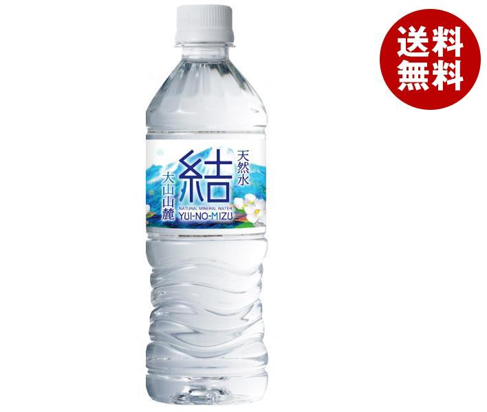 永伸商事 大山山麓天然水 結 ゆいのみず 500mlペットボトル 24本入 2ケース ｜ 送料無料 天然水 ミネラルウォーター 水 銘水 深井戸水 名水