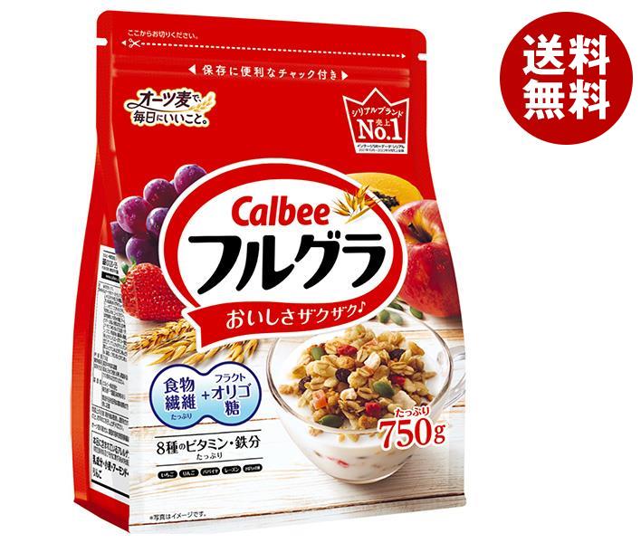 カルビー フルグラ 750g 6袋入 2ケース ｜ 送料無料 一般食品 フルーツグラノーラ