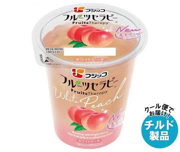 【チルド(冷蔵)商品】フジッコ フルーツセラピー ホワイトピーチ 150g×12個入｜ 送料無料 チルド商品 生菓子 ゼリーのサムネイル