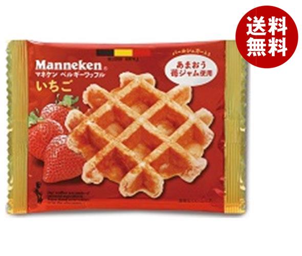 ローゼン マネケン いちごのワッフル 30(6×5)個入×(2ケース)｜ 送料無料 洋菓子 焼き菓子 お菓子 おやつ ストロベリー イチゴのサムネイル