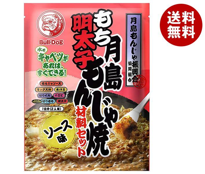 ブルドッグソース 月島もち明太子もんじゃ ソース味 106g×5袋入｜ 送料無料 ミックス粉 もんじ ...