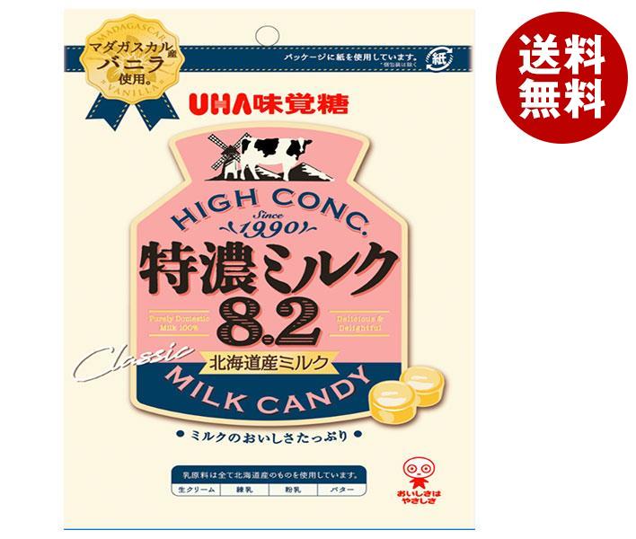 UHA味覚糖 特濃ミルク8.2 88g×6袋入｜ 送料無料 お菓子 飴・キャンディー 特濃 ミルクのサムネイル