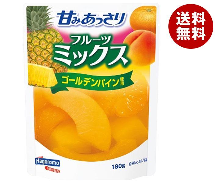 はごろもフーズ 甘みあっさり ミックス 180gパウチ×6袋入×(2ケース)｜ 送料無料 フルーツ 果物 ミカン パイン もも 桃 ミックスのサムネイル