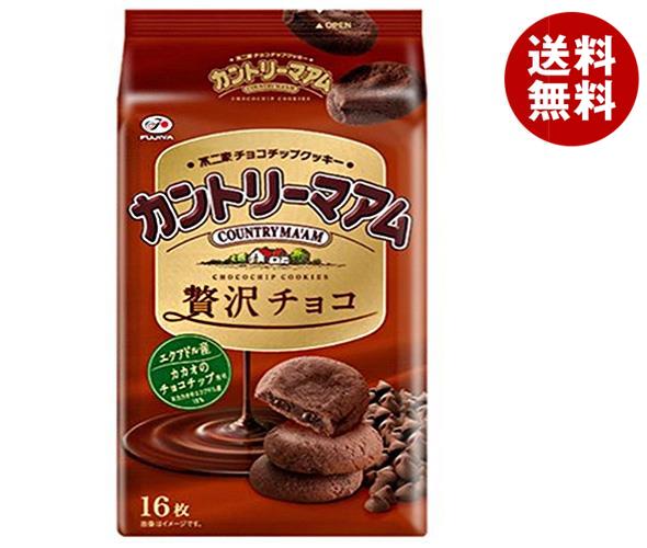 不二家 厳選素材カントリーマアム（贅沢チョコ） 16枚×5袋入｜ 送料無料 カントリーマアム チョコ チョコレート クッキー お菓子のサムネイル