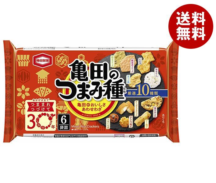 [ポイント5倍！4/10(水)1時59分まで全品対象エントリー&購入]亀田製菓 亀田のつまみ種 120g×12袋入｜ 送料無料 おかき お菓子 ピーナッツ おやつ 袋 おつまみのサムネイル