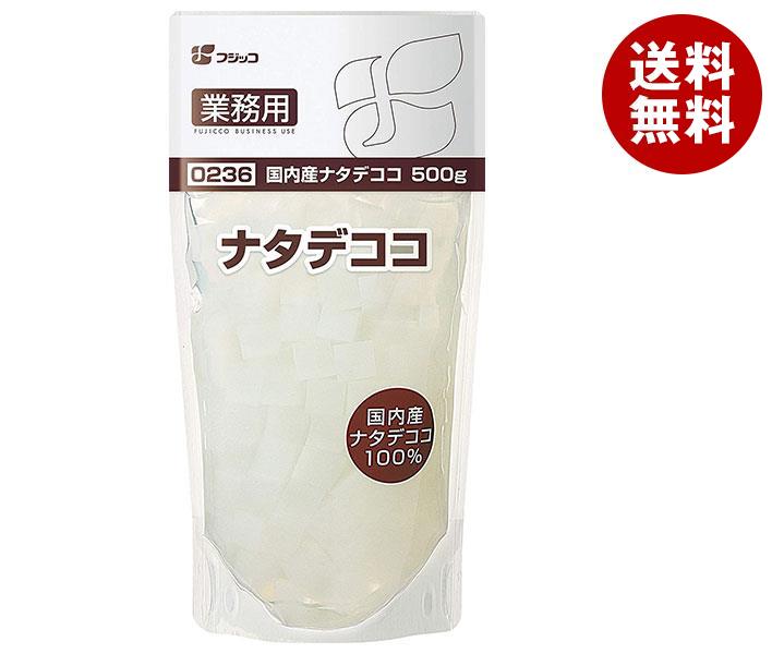 フジッコ 業務用国内産ナタデココ 500g袋×10袋入×(2ケース)｜ 送料無料 業務用 国産 おやつ 食物繊維 デザート