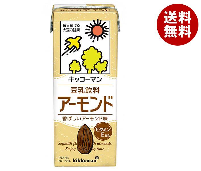 [ポイント5倍！5/16(木)1時59分まで全品対象エントリー&購入]キッコーマン 豆乳飲料 アーモンド 200ml紙パック×18本…