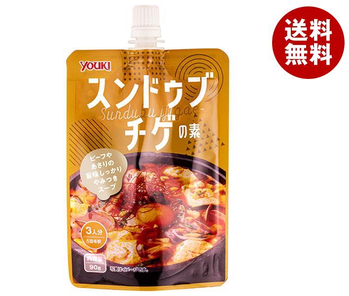 ユウキ食品 スンドゥブチゲの素 90g袋×30(5×6)袋入｜ 送料無料 スンドゥブ チゲ