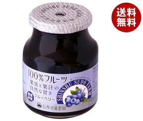 スドージャム 信州須藤農園 100％フルーツ ブルーベリー 415g瓶×6個入×(2ケース)｜ 送料無料 ジャム ブルーベリー