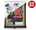 ニコニコのり 焼銀6束 6袋詰(12切5枚)×10袋入×(2ケース)｜ 送料無料 一般食品 海苔 のり 乾物