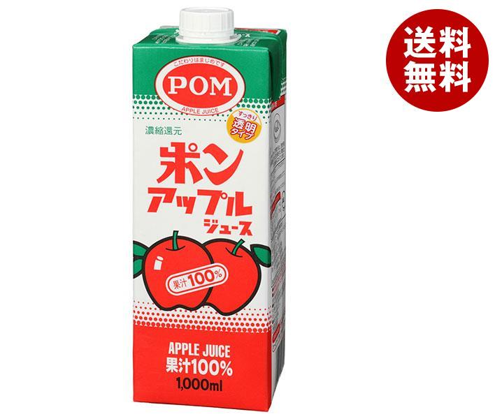 えひめ飲料 アップルジュース 1000ml紙パック×12(6×2)本入| 送料無料 りんご 100% 1l 1L リンゴ ジュース