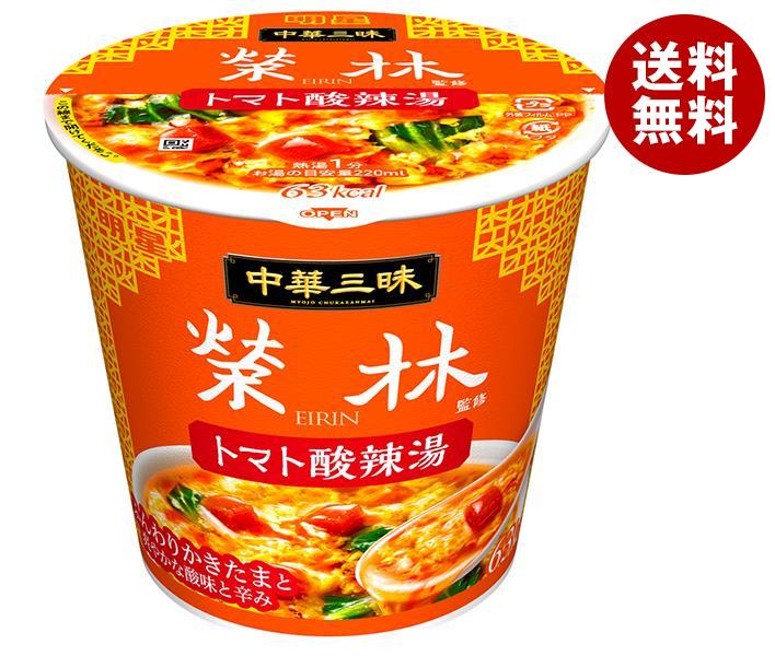 明星食品 中華三昧 榮林 トマト酸辣湯 18g×6個入×(2ケース)｜ 送料無料 インスタント 即席 スープ